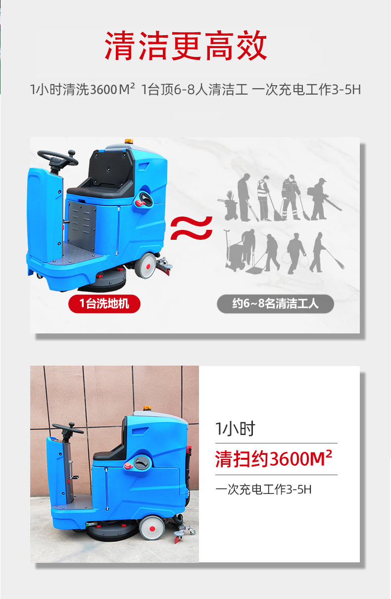 德宏驾驶式洗地机更适合用在高铁站